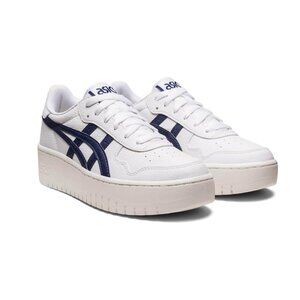 ASICS Women's Japan S PF Sneaker, White/Peacoat(Navy)